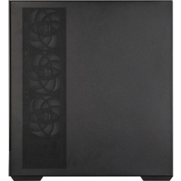 Zalman skříň P40 DS / ATX / 4x120mm ARGB fan / 2xUSB 3.0 / USB-C / displej / panoramatická / černá