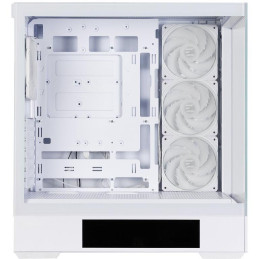 Zalman skříň P40 DS / ATX / 4x120mm ARGB fan / 2xUSB 3.0 / USB-C / displej / panoramatická / bílá