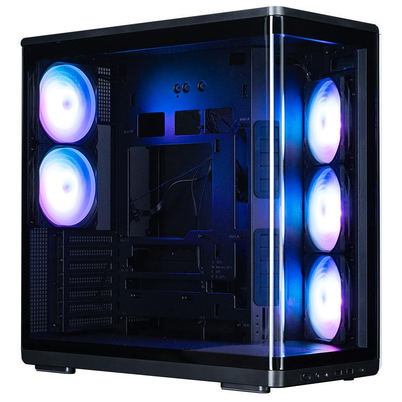 Zalman skříň P60 / ATX / 5x120mm ARGB fan / 2xUSB 3.0 / USB-C / panoramatická / černá