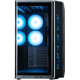Zalman skříň P60 / ATX / 5x120mm ARGB fan / 2xUSB 3.0 / USB-C / panoramatická / černá