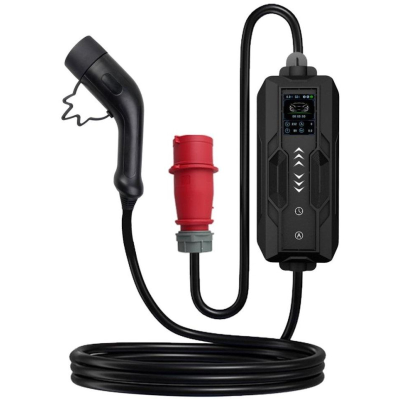 IMMAX NEO LITE cestovní nabíjecí stanice pro elektromobily EV/PHEV AC Type 2, 11kW, TUYA