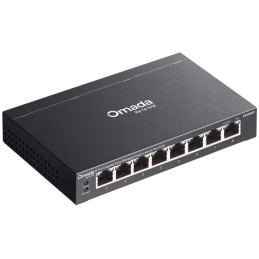 TP-Link ES208GP, Omada 8-Port Gigabit Easy Managed Switch, 8x GLAN PoE+, 64W PoE budget