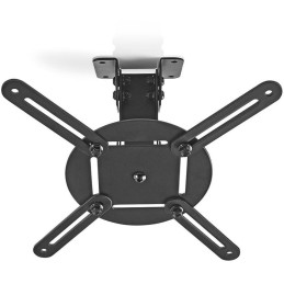 NEDIS stropní držák pro projektor/ Full motion/ nosnost 10 kg/ otáčení 360°/ 4 ramena/ ocel/ černý