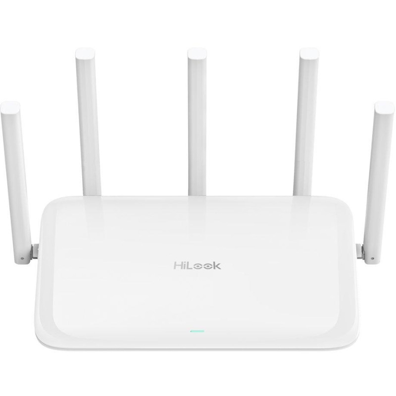 HiLook Powered by HIKVISION/ Wi-Fi 6 router WR-AX30(O-STD)/EU/ IEEE 802.11a/n/ac/ax/ 1800Mbps/ 3x LAN/ 1x WAN/ bílý
