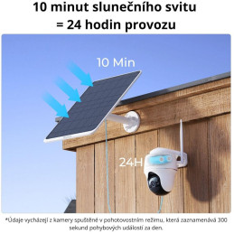 Reolink Solar Panel 3 pro bateriové Reolink kamery, 12W, USB-C, bílý