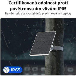Reolink Solar Panel 3 pro bateriové Reolink kamery, 12W, USB-C, bílý