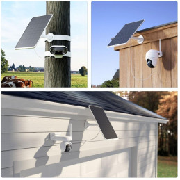 Reolink Solar Panel 3 pro bateriové Reolink kamery, 12W, USB-C, bílý