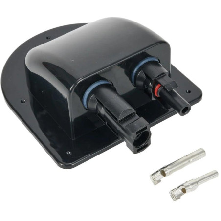 Solarmi střešní průchodka s konektory MC4, černé