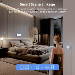 IMMAX NEO SMART vypínač Nexa pro ovládání žaluzií a rolet, Wi-Fi, 230V, TUYA