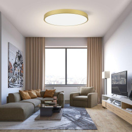 IMMAX NEO LITE SEMPLICI SMART stropní svítidlo, BEACON, 80cm, 96W, 6912lm, zlaté, Wi-Fi, TUYA