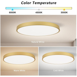 IMMAX NEO LITE SEMPLICI SMART stropní svítidlo, BEACON, 100cm, 128W, 9088lm, zlaté, Wi-Fi, TUYA