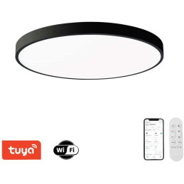 IMMAX NEO LITE SEMPLICI SMART stropní svítidlo, BEACON, 100cm, 128W, 9088lm, černé, Wi-Fi, TUYA