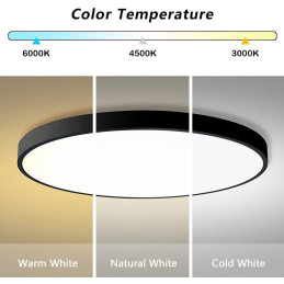 IMMAX NEO LITE SEMPLICI SMART stropní svítidlo, BEACON, 100cm, 128W, 9088lm, černé, Wi-Fi, TUYA