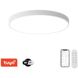 IMMAX NEO LITE SEMPLICI SMART stropní svítidlo, BEACON, 80cm, 96W, 6912lm, bílé, Wi-Fi, TUYA