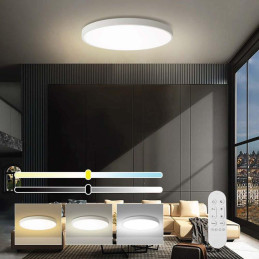 IMMAX NEO LITE SEMPLICI SMART stropní svítidlo, BEACON, 80cm, 96W, 6912lm, bílé, Wi-Fi, TUYA