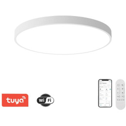 IMMAX NEO LITE SEMPLICI SMART stropní svítidlo, BEACON, 100cm, 128W, 9088lm, bílé, Wi-Fi, TUYA
