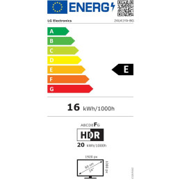 LG monitor 24U41YA-B   IPS 23,8"/ 1920x1080 / 120Hz/ 220cdm / 5ms/ 1500:1/D-sub/HDMI/černý