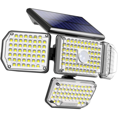 IMMAX CLOVER-2 venkovní solární nástěnné LED osvětlení s externím solárním panelem, 4,5W