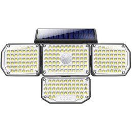 IMMAX CLOVER-2 venkovní solární nástěnné LED osvětlení s externím solárním panelem, 4,5W