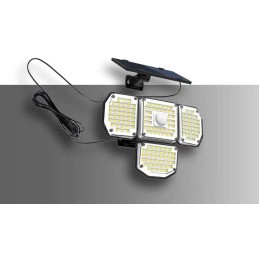 IMMAX CLOVER-2 venkovní solární nástěnné LED osvětlení s externím solárním panelem, 4,5W