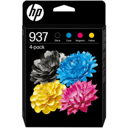 HP 937 CMYK originální kazeta 4-pack