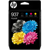Oryginalny wkład HP 937 CMYK, zestaw 4 sztuk