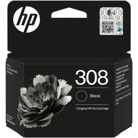 HP 308 Černá originální inkoustová kazeta