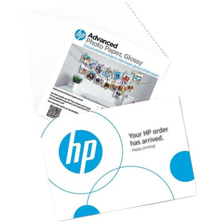 HP Advanced fotografický papír, lesklý, 65 lb, (127 × 127 mm), 20 listů