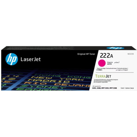 HP 222A Magenta originální laserová tonerová kazeta