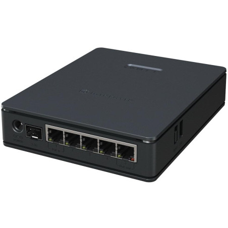 MikroTik hAP ax S, 5x GbE, SFP 2,5 G, USB 2.0, 2.4+5Ghz, 802.11b/g/n/ac/ax Wi-Fi 6, PoE in/out, ROS 7, L4,  PSU, indoor
