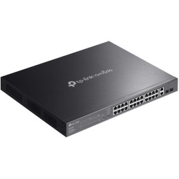TP-Link ES228GMP, Omada 28-Port Gigabit Easy Managed Switch, 2x GLAN, 24x GLAN PoE+, 2x SFP, 384W PoE budget, 1U