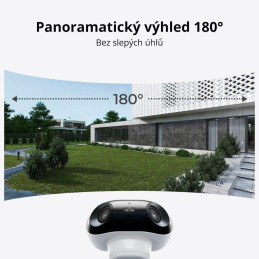 Reolink Argus Series B740X 8MPx venkovní bateriová IP kamera, panorama 180° , 5120x1440, SD, audio, bat 5000mAh