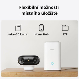 Reolink Argus Series B740X 8MPx venkovní bateriová IP kamera, panorama 180° , 5120x1440, SD, audio, bat 5000mAh