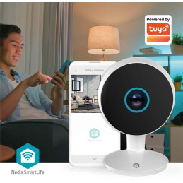 NEDIS IP kamera/ vnitřní/ Wi-Fi/ 3Mpix/ 1296p/ Onvif/ detekce pohybu/ noční vidění 10m/ bílá