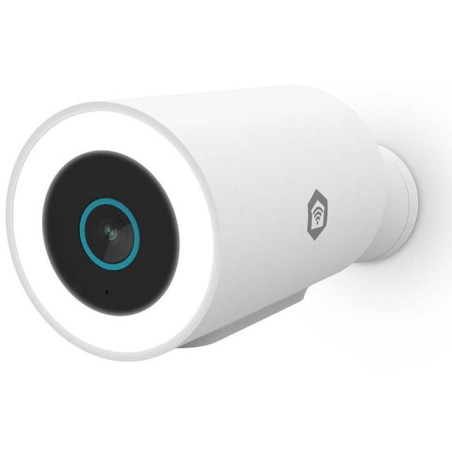 NEDIS IP kamera/ venkovní/ IP65/ Wi-Fi/ Reflektor/ 3Mpix/ 1296p/ Onvif/ detekce pohybu/ noční vidění 10m/ bílá