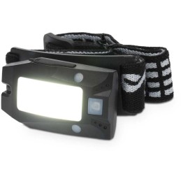 NEDIS LED čelovka/ 180 lm/ napájení z baterie/ napájení z USB/ 3.7 V DC/ včetně baterií/ dobíjecí/ černá