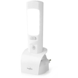 NEDIS LED orientační svítilna/ 37 lm/ síťové napájení/ 220 - 240 V AC 50 Hz/ 1.3 W/ dobíjecí/ bílá