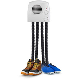 NEDIS vysoušeč obuvi/ 350 W/ 45 °C/ pro dva páry bot nebo holínek/ bílý