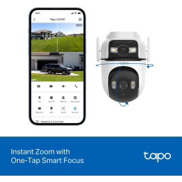 TP-Link Tapo C545D otočná venkovní WiFi Kamera, 2x 3MPx, 2304 × 1296, 1x LAN, audio, SD, IP66