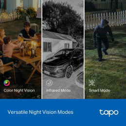 TP-Link Tapo C545D otočná venkovní WiFi Kamera, 2x 3MPx, 2304 × 1296, 1x LAN, audio, SD, IP66