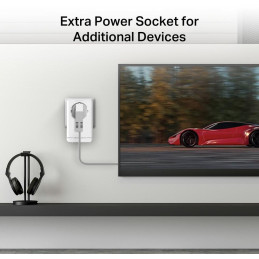 Mercusys MP500P KIT AV1000 Gigabit Powerline Starter KIT, 1x GLAN, průchozí zásuvka, 2ks v balení