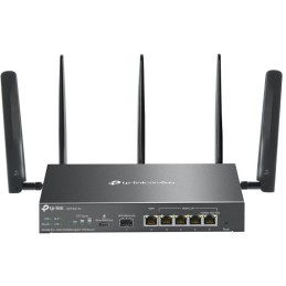 TP-Link ER706W-4G Omada VPN Router, 1x Nano SIM slot (4G+ Cat6), WiFi 6 2402 Mbps  5GHz + 574 Mbps  2.4GHz, 1x SFP GWAN/