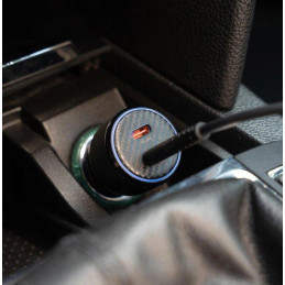 Swissten  Cl Adaptér 2X Usb-C Pd, 20W Černý + Kabel Usb-C / Usb-C, 1 M