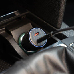 Swissten  Cl Adaptér 2X Usb-C Pd, 50W Černý + Kabel Usb-C / Usb-C, 1 M