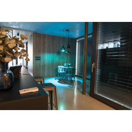 IMMAX NEO SMART žárovka LED E14, C37, 4,8W RGB+CCT, stmívatelná, Zigbee, TUYA