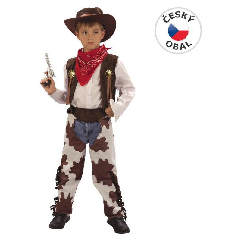 Kostým na karneval - Kovboj, 120-130 cm
