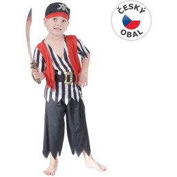Kostým na karneval Pirát,92-104cm