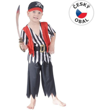 Kostým na karneval Pirát,92-104cm