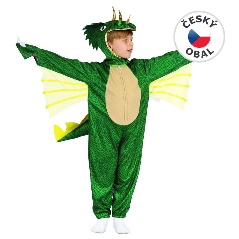 Šaty na karneval - dinosaurus, 80 - 92 cm