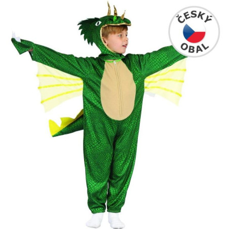 Šaty na karneval - dinosaurus, 80 - 92 cm